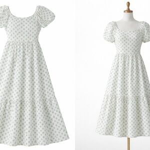 Elegant White Floral Dress